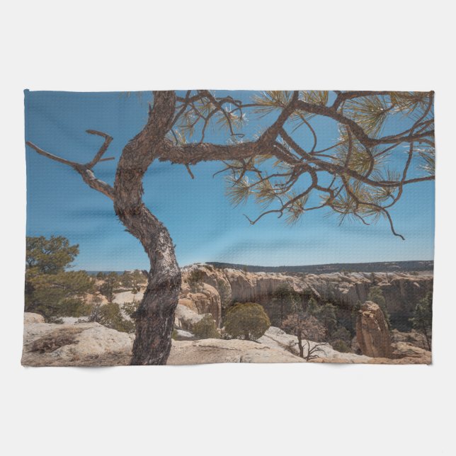 New Mexico Landscape Photo Tea Towel (Horizontal)