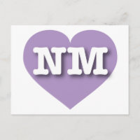 New Mexico Lavender Heart - I love NM