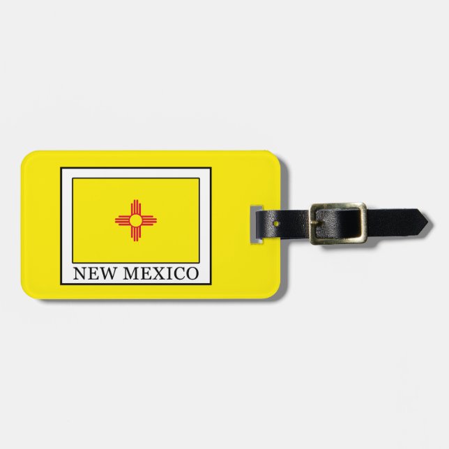 New Mexico Luggage Tag (Front Horizontal)