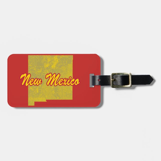 New Mexico Luggage Tag (Front Horizontal)