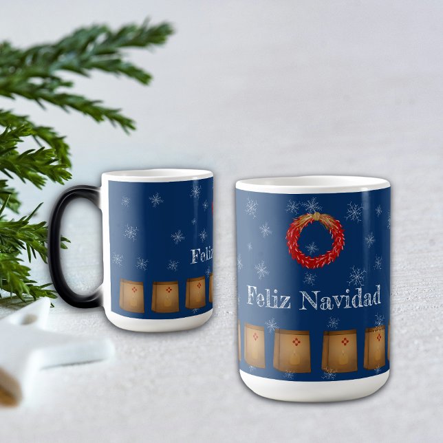 New Mexico Luminarias Farolitos Zia Red Chile  Magic Mug (Creator Uploaded)