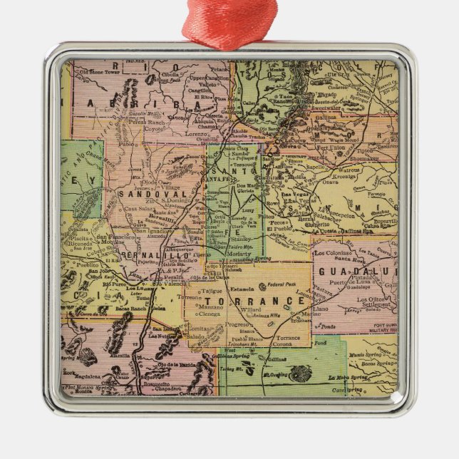 New Mexico Metal Tree Decoration (Front)
