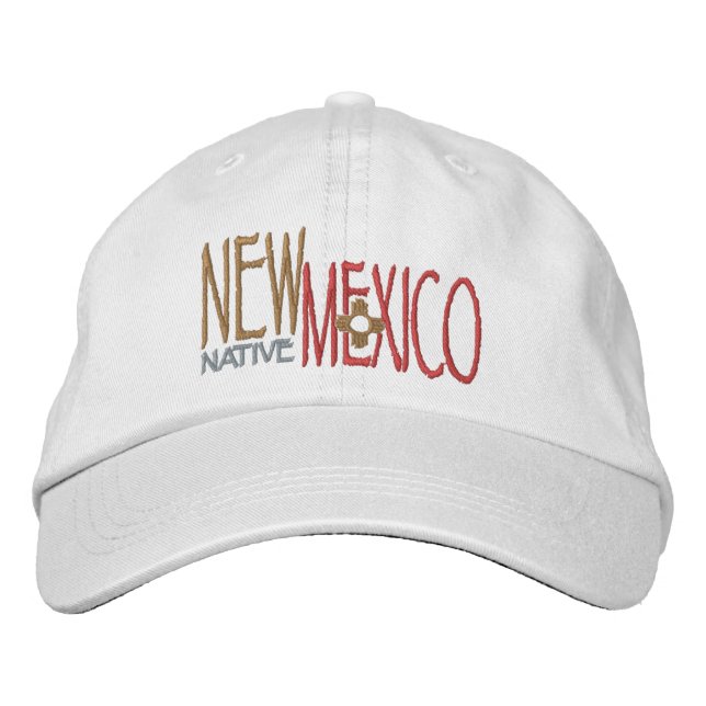 New Mexico Native Embroidered Hat (Front)