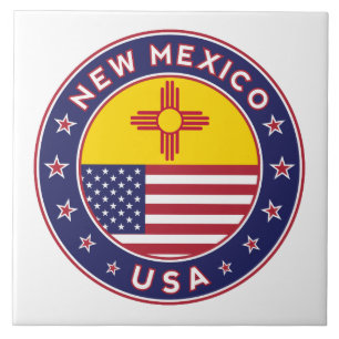 New Mexico, New Mexico sticker, phone case Tile