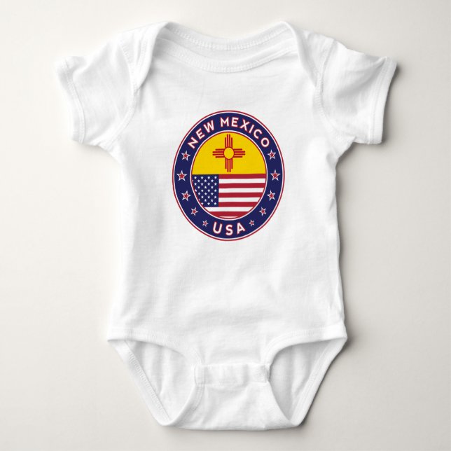 New Mexico, New Mexico t-shirt,legging Baby Bodysuit (Front)