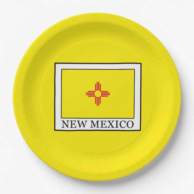 New Mexico Paper Plate (Front)