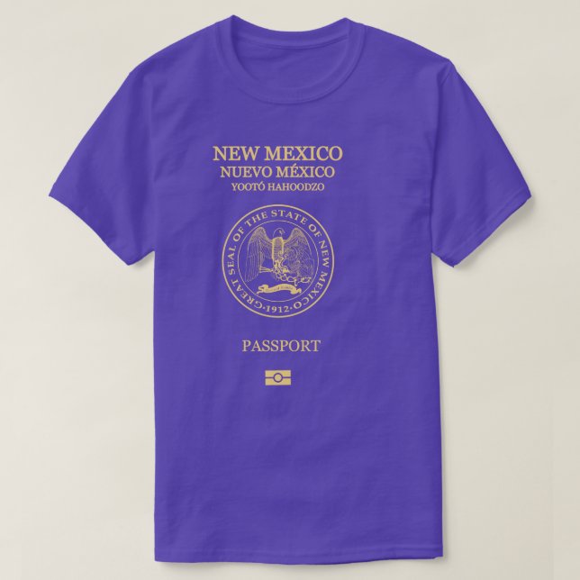 New Mexico passport T-Shirt (Design Front)