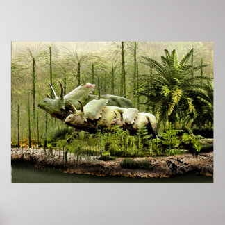 New Mexico Pentaceratops Poster