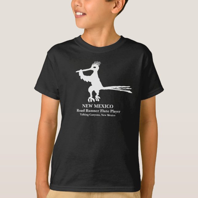 New Mexico Petroglyph Road Runner T-Shirt (Front)