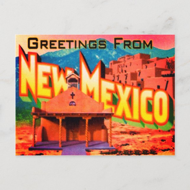 New Mexico Postcard (Front)
