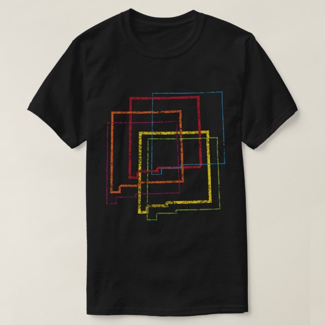 new mexico pride blur T-Shirt (Design Front)