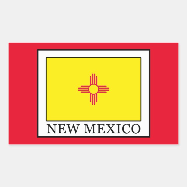 New Mexico Rectangular Sticker (Front)