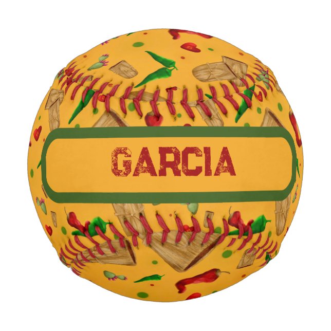 New Mexico Red & Green chile Tamales Zia Nopales Baseball (Front)