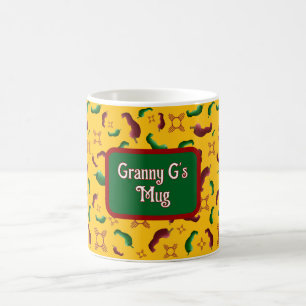 New Mexico Red & Green chile Tamales Zia Nopales Coffee Mug