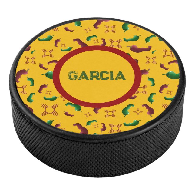 New Mexico Red & Green chile Tamales Zia Nopales Hockey Puck (3/4)