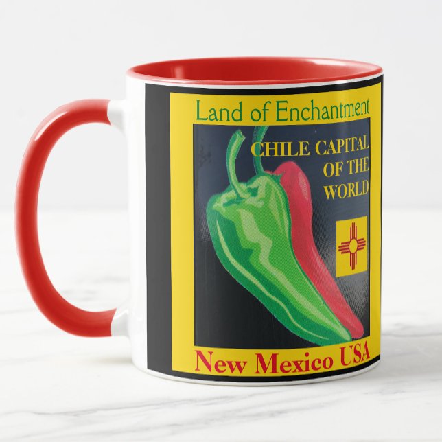 New Mexico Red or Green Chile Coffee Cup Mug (Creator Uploaded)