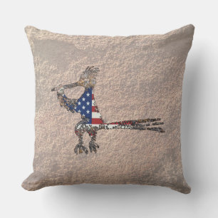 NEW MEXICO ROADRUNNER CUSHION