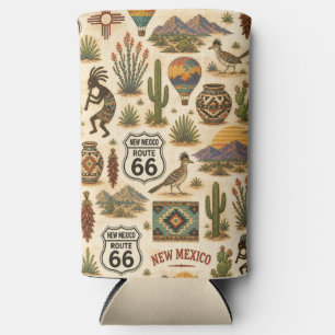 New Mexico Route 66 Desert Chill Seltzer Can Cooler