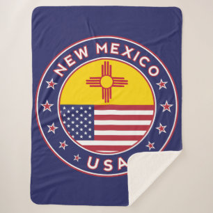 New Mexico Sherpa Blanket