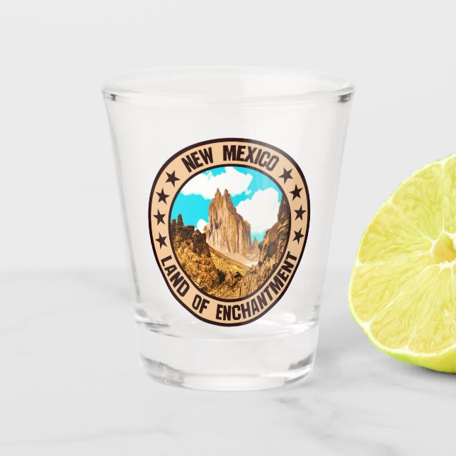 New Mexico                                         Shot Glass (Front)