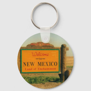 New Mexico Sign Key Ring