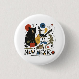 New Mexico Southwest Spirit 3 Cm Round Badge