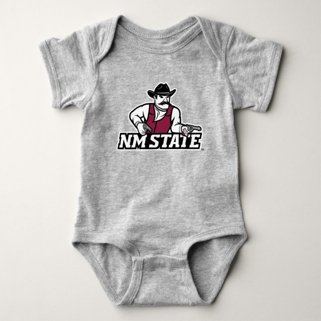 New Mexico State Aggies Baby Bodysuit (Front)