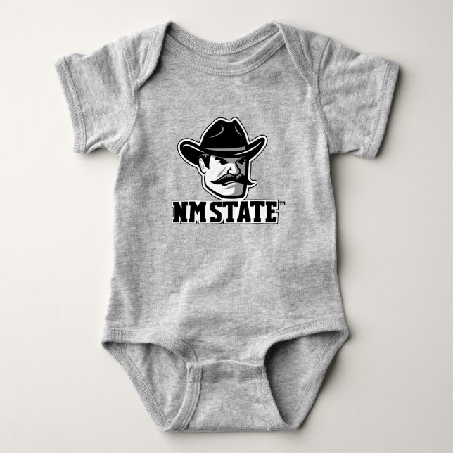 New Mexico State Aggies Baby Bodysuit (Front)
