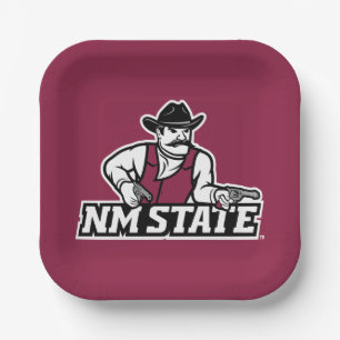 New Mexico State Aggies Paper Plate
