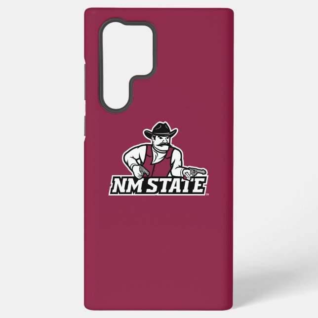 New Mexico State Aggies Samsung Galaxy S22 Ultra Case (Back)