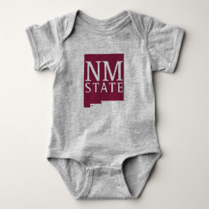New Mexico State Baby Bodysuit