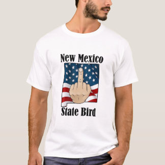 New Mexico state bird t-shirt middle finger