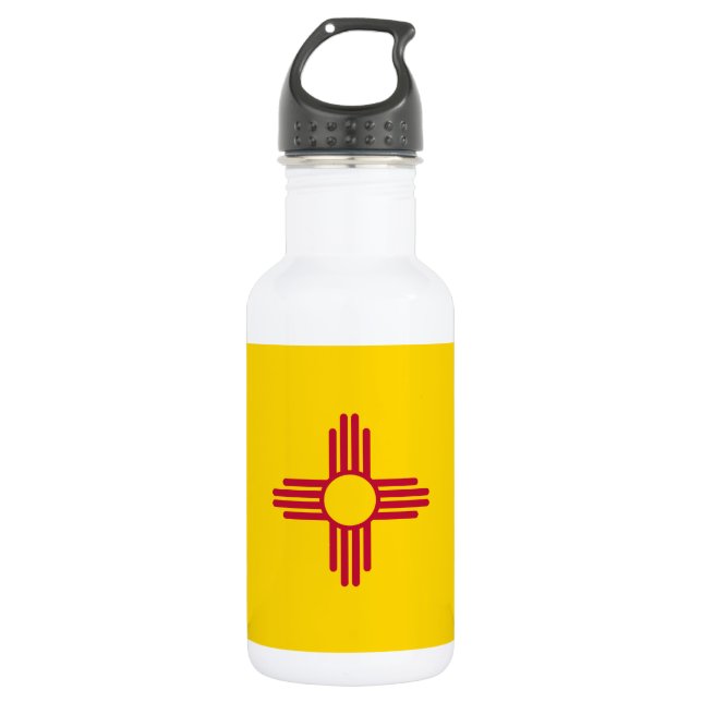 New Mexico State Flag 532 Ml Water Bottle (Front)