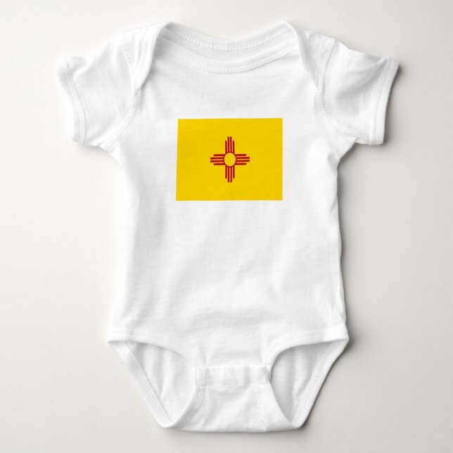 New Mexico State Flag Baby Bodysuit (Front)
