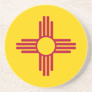 New Mexico State Flag Coaster