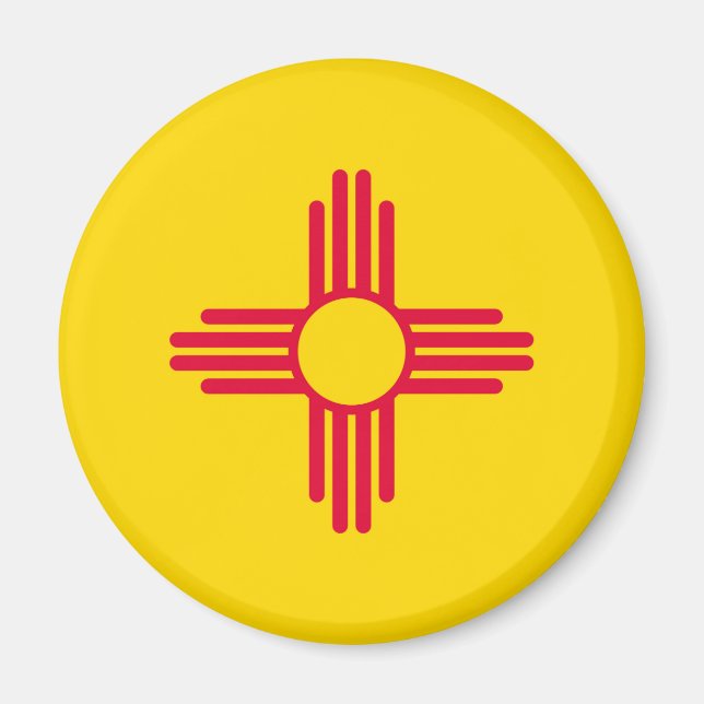 New Mexico State Flag Design Magnet (Front)