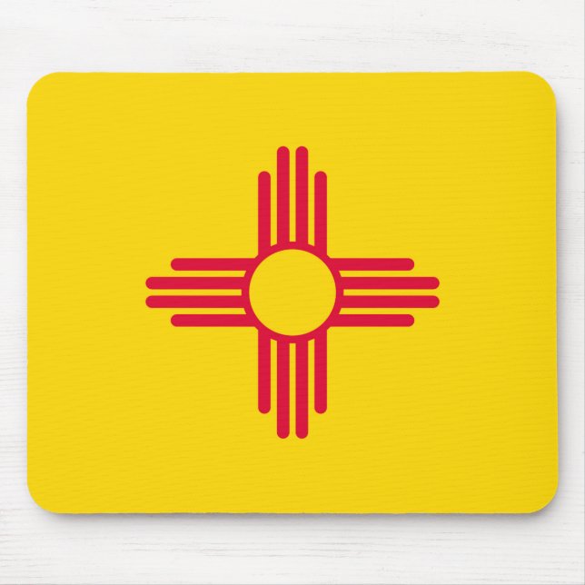 New Mexico State Flag Design Mouse Pad (Front)