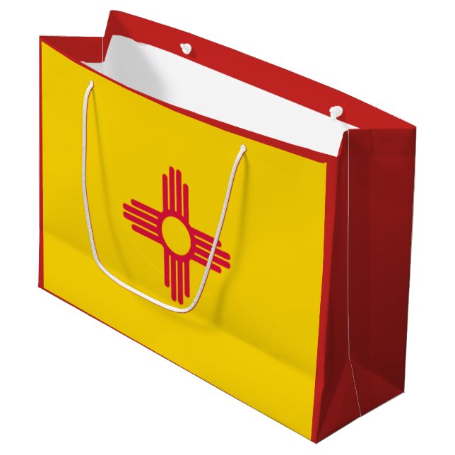 New Mexico State Flag Gift Bag (Front Angled)