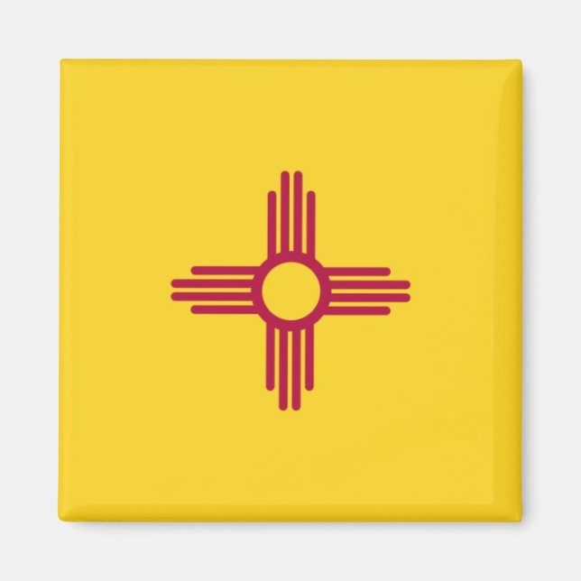 New Mexico State Flag Magnet (Front)