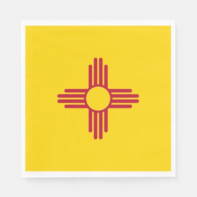 New Mexico State Flag Napkin (Front)