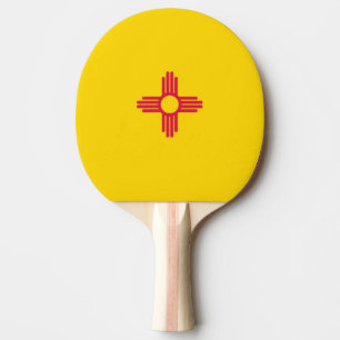 New Mexico State Flag Ping Pong Paddle