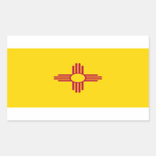 New Mexico State flag Rectangular Sticker