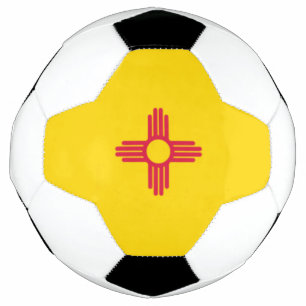 New Mexico State Flag Soccer Ball