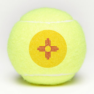 New Mexico State Flag Tennis Balls