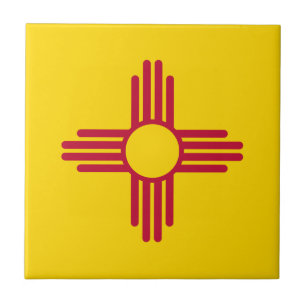 New Mexico State Flag Tile