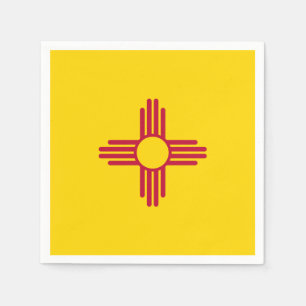 New Mexico State Flag Zia Symbol Party Napkin