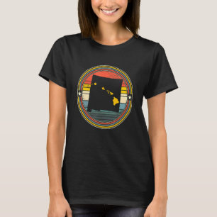 New Mexico State Hawaii Roots Origine State Map Re T-Shirt