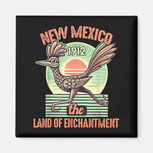 New Mexico State Land Of Enchantment Road Runner S Magnet