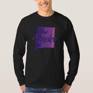 New Mexico State Outline Map Usa T-Shirt
