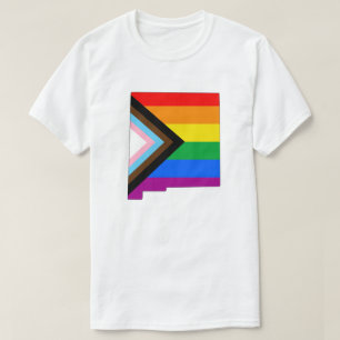 New Mexico State Pride LGBTQ Progress Pride T-Shirt